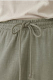 Slub knit trouser with elastic waist by Pull & Bear