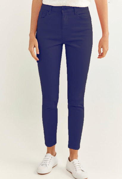 Denim Slim Cropped Trouser by Springfield