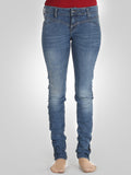 Bottom Zip Skinny Jeans By Original Lemmi