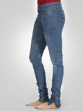 Bottom Zip Skinny Jeans By Original Lemmi