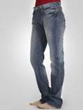 Women Scratch Straight Leg Jeans By Original Lemmi
