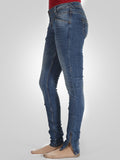 Bottom Zip Skinny Jeans By Lee Cooper