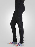 Stripe Sequin Skinny Jeans by Denim & Co