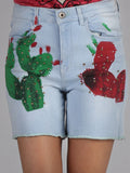 Painted Hot Shorts By Guess