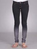 Bottom Faded Skinny Jeans By Original Lemmi