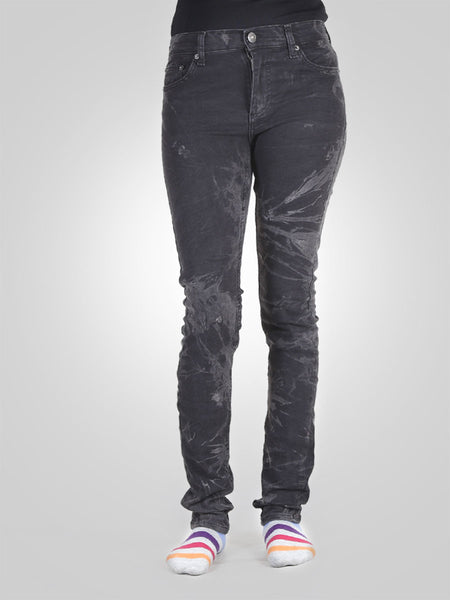 Self Print Skinny Jeans By Splash