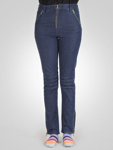 Bottom Zip Skinny Jeans By Springfield