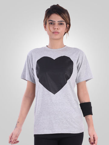 Black Heart Tee Shirt By Jimmy Rochas