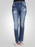Patch Skinny Jeans By Zara