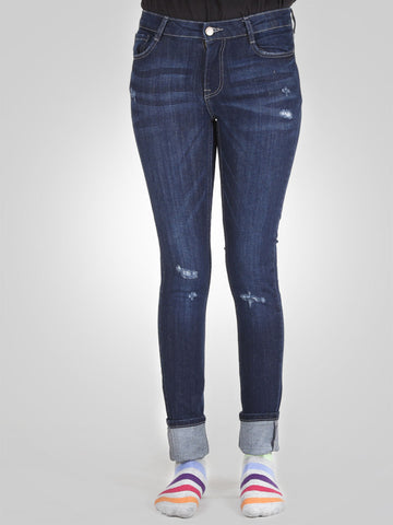 Skinny Ripped Jeans By Zara